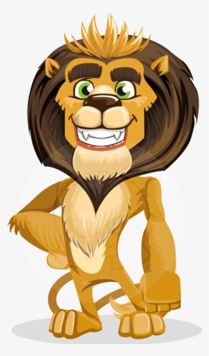 Vector Lion Cartoon Character - Lion King Png Cartoon #77568