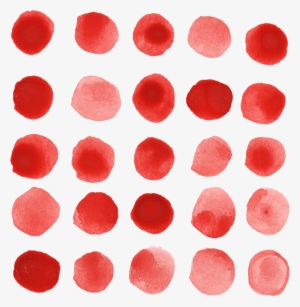 Free Download - Transparent Watercolor Dots Png #77687