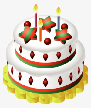 Christmas Birthday Cake Clip Art #77691