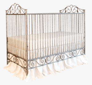 Infant Bed Png Image - Bratt Decor Casablanca Crib Finish: Pewter #77758
