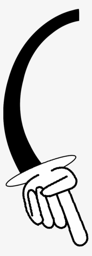 Arm Bent Pointing Ugly - Cartoon Pointing Hands Transparent #78116