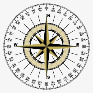 Compass Rose Png Download Number - Boxing The Compass With Degrees #78674
