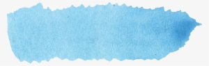 Free Download - Blue Watercolor Stroke Png #78781