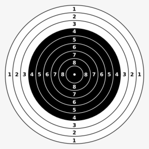 M Air Rifle Target Svg Clip Arts 600 X 600 Px - Free Transparent PNG ...