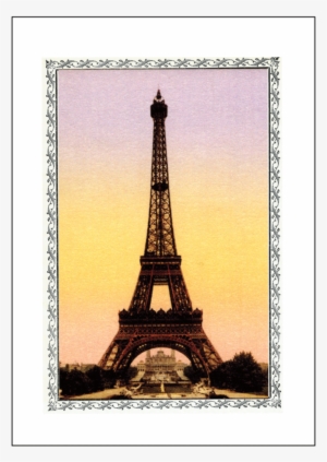 Vintage Eiffel Tower Notecard Set #79240