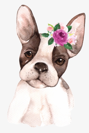 Hand Painted Starling Pet Dog Png Transparent - Animals With Flower Crowns #79242 Hand Painted Starling Pet Dog Png Transparent - Animals With Flower Crowns #79242