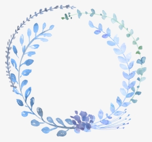 Png Freeuse Library Watercolour Flowers Watercolor - Blue Watercolour Wreath Png #79492 Png Freeuse Library Watercolour Flowers Watercolor - Blue Watercolour Wreath Png #79492