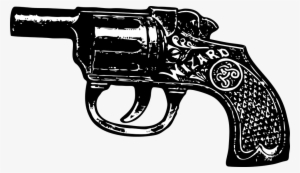 Pistol, Vintage Pistol, Gun, Vintage, Weapon, Handgun - Clipart Gun Png #79731