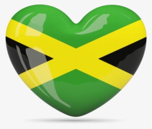 Jamaica Flag Png Hd - Jamaica Flag Heart Png #700073