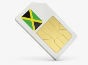 Illustration Of Flag Of Jamaica - Sim Laos #700307