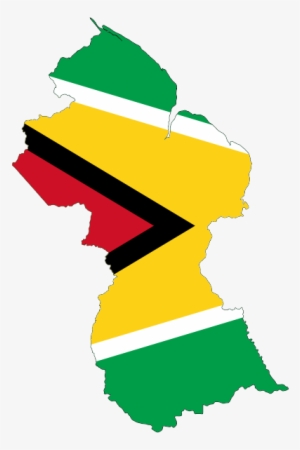 Flag-map Of Guyana - Guyana Png #700355