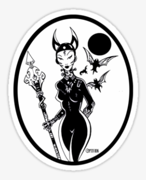Vampire Queen Sticker - Cartoon #700887