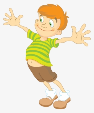 Boy - Happy Cartoon Boy Png #701623