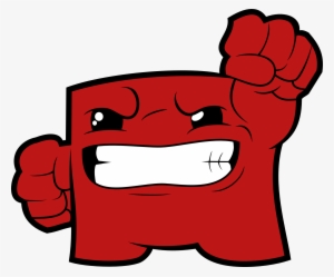 Super Meat Boy Logo Transparent - Steve Minecraft Super Meat Boy - Free ...