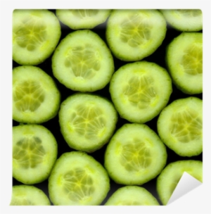 Cucumber Slices Wall Mural • Pixers® • We Live To Change - Kuaiqubaojieyunyadongyiyuan Station #701869