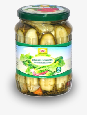 Slices Pickled Cucumber In Jar - Pickled Cucumber #701935
