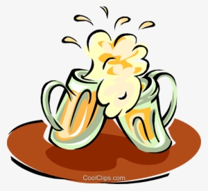 Cheers Royalty Free Vector Clip Art Illustration - Beer #702057