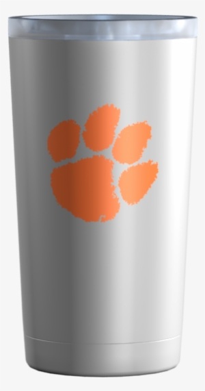 Clemson Orange Paw Stainless - Clemson University #702633