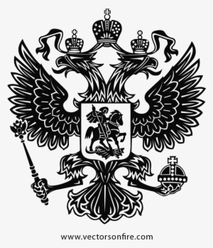 Free The Coat Of Arms Of Russia Psd Files, Vectors - Russian Coat Of Arms Black And White #702951