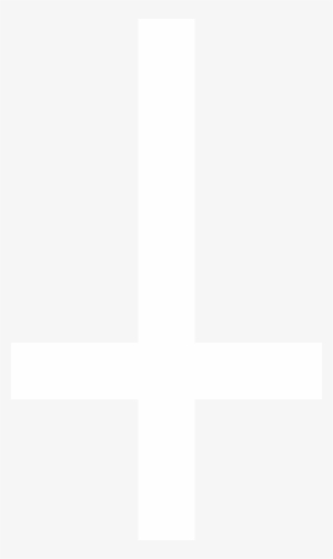 White Cross Upsidedown - Croix Du Diable #703020