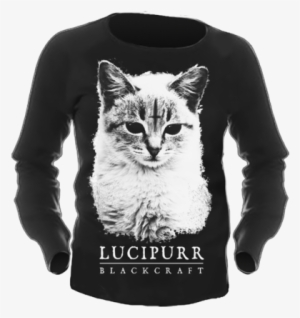 Women's Crewneck Sweater - Black Craft Cat Shirt #703077 Women's Crewneck Sweater - Black Craft Cat Shirt #703077