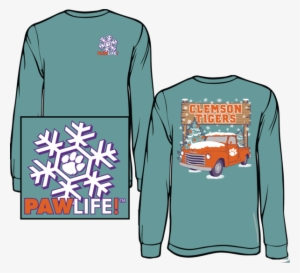 Clemson Christmas Pawlife Shirt - Clemson University #703386
