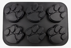 Pawprint Cupcake Or Muffin Pan By Fanpans Black #703546