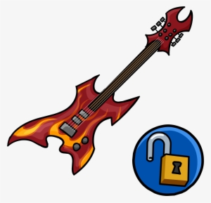 Hard Rock Guitar - Rock Guitar Png #703622