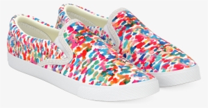 Rainbow Watercolor - Slip-on Shoe #704613
