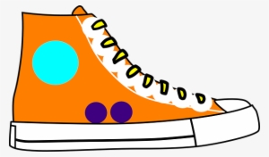 Converse Clipart Gym Shoe - Sepatu Vector #704969
