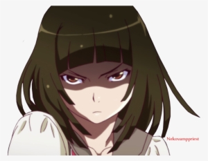 Angry Nadeko Transparent By Nekovamppriest On Deviantart - She Attac She Protec Anime #705602