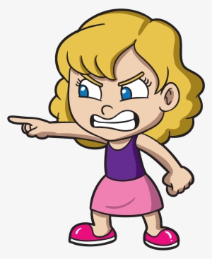 Michael W Paul Jpg Freeuse Library - Angry Girl Clipart #705606