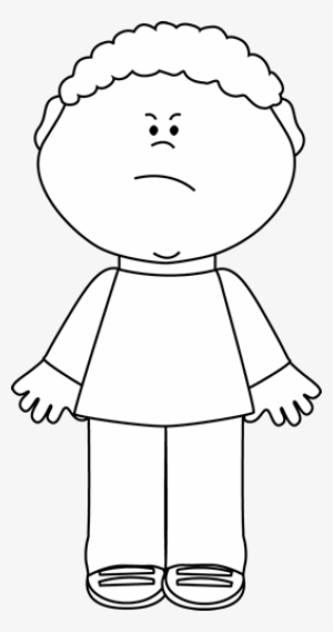 Black And White Angry Boy Lots Of Great Free Clipart - Scientist Clipart Black And White #705656