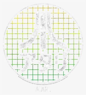 Atari Japanese Grid Pullover Hoodie - Circle #705828