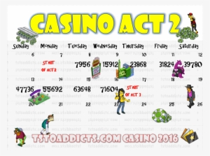 Casino Act 2 Calendar - The Simpsons: Tapped Out #706059
