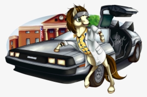 Hengebellika, Back To The Future, Car, Crossover, Delorean, - Dr. Emmett Brown #706924