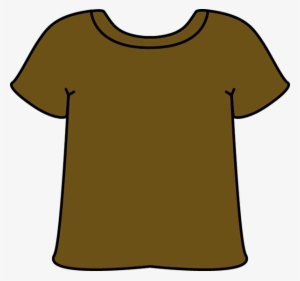 Brown Tshirt - Brown Shirt Clipart #707074
