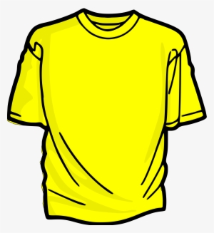 Blank T Shirt Back - Yellow Shirt Clipart #707438