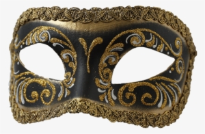 Colombina Black & Gold Mask - Mask #707534
