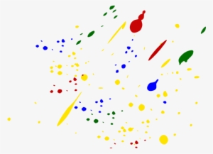 Splatter Clipart Colorful Paint Splatter - Black Paint Splatter Png #707762