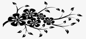Flowering Plant Floral Design Computer Icons Line Art - Flower Branch Silhouette Png #708169