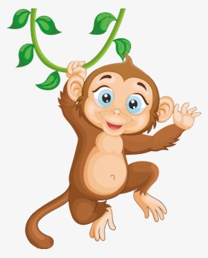 Monkey Clipart Png Download Cartoon - Cartoon Monkey #708568