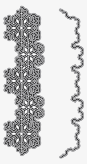 Snowflake Border - Cross #708615