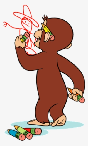 Curious George Cartoon Monkey Images On A Transparent - Jorge El Curioso Png #708788