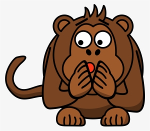 This Free Icons Png Design Of Scared Monkey #709130