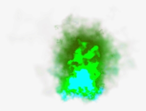 Green Smoke Png Image - Blue Fire Png Transperent #709292