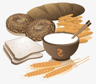 Breakfast Whole Wheat Bread Clip Art And - Grain Food Vector #709372