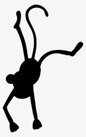 Shadows Clipart Monkey - Monkey Black Clip Art #709376
