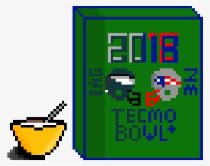 Tecmo Bowl Of Cereal - Graphic Design #709492