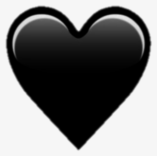 Free Png Emoji Black Heart Png Png Images Transparent - Black Heart Emoji Png #709518